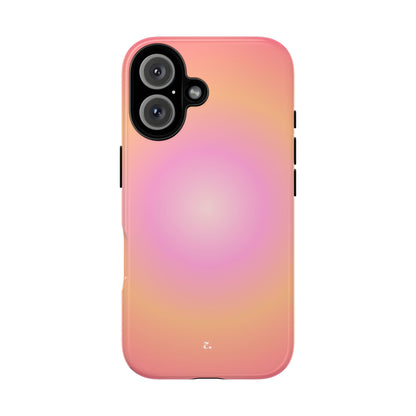 Orange Aura Tough Phone Case