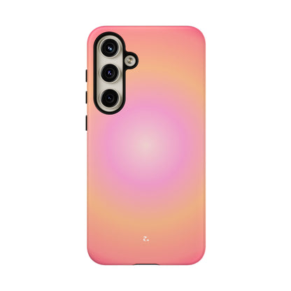 Orange Aura Tough Phone Case