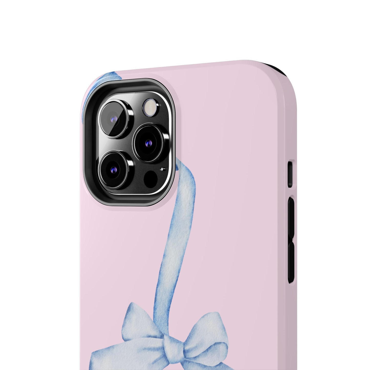 Blue Bow Pink Tough Case