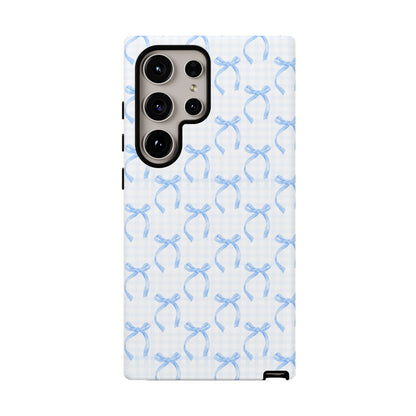 Blue Bow Tough Case