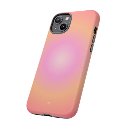 Orange Aura Tough Phone Case