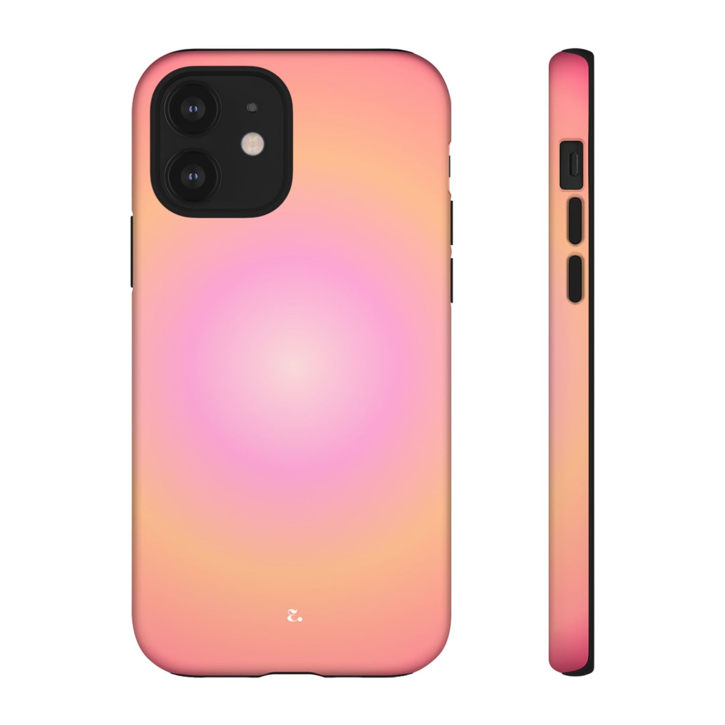 Orange Aura Tough Phone Case