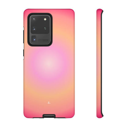 Orange Aura Tough Phone Case