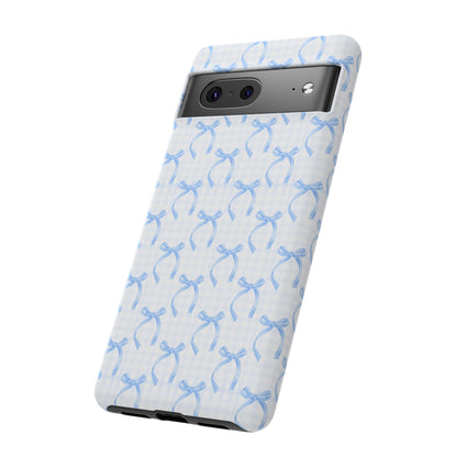 Blue Bow Tough Case