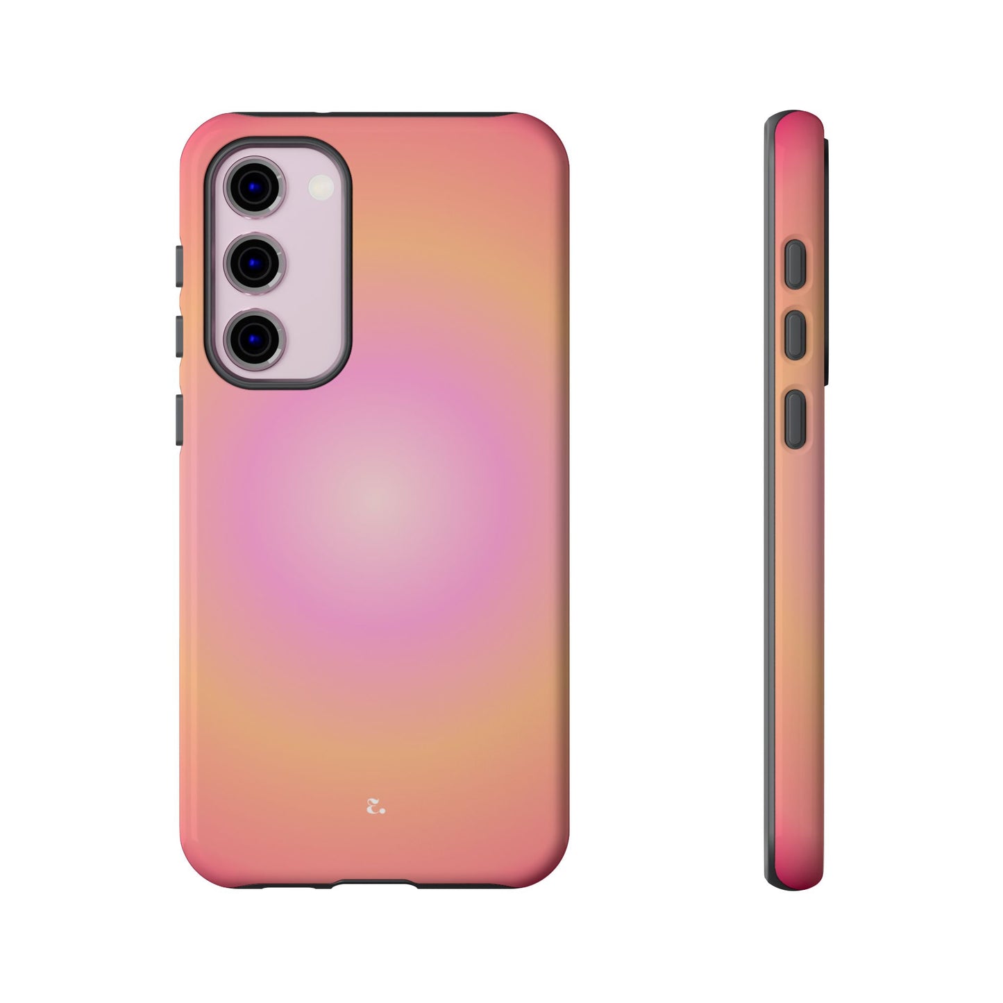 Orange Aura Tough Phone Case