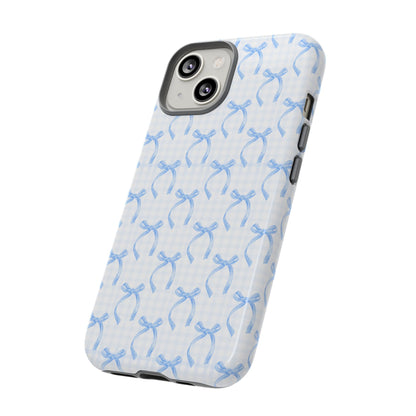 Blue Bow Tough Case