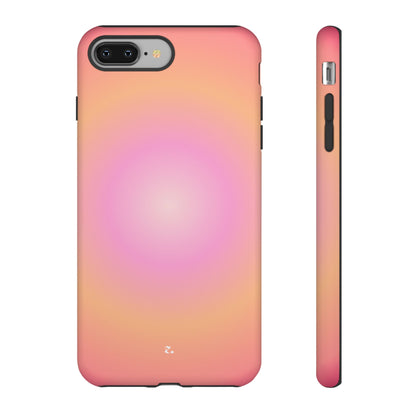 Orange Aura Tough Phone Case