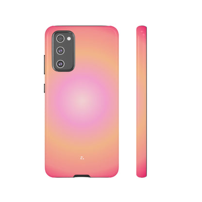 Orange Aura Tough Phone Case