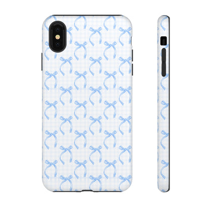 Blue Bow Tough Case