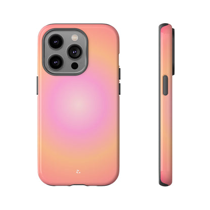 Orange Aura Tough Phone Case