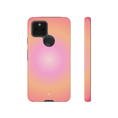 Orange Aura Tough Phone Case