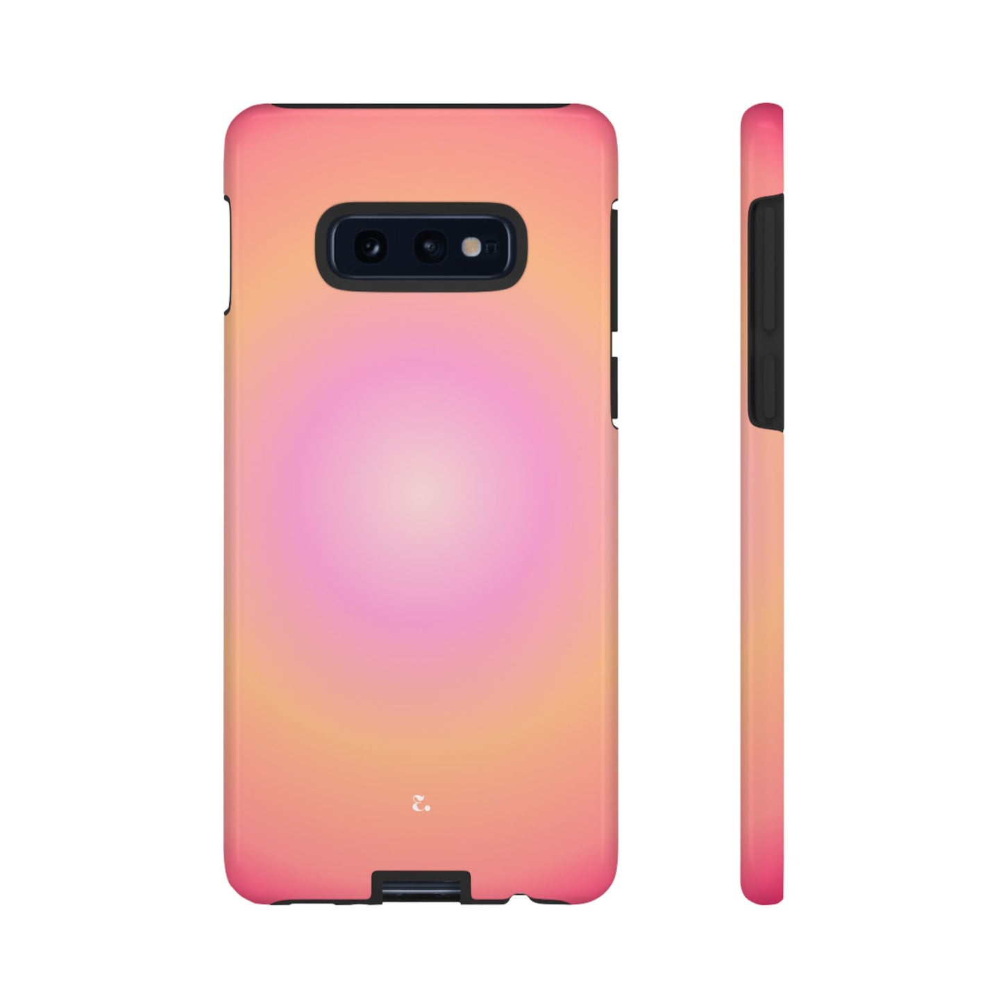 Orange Aura Tough Phone Case