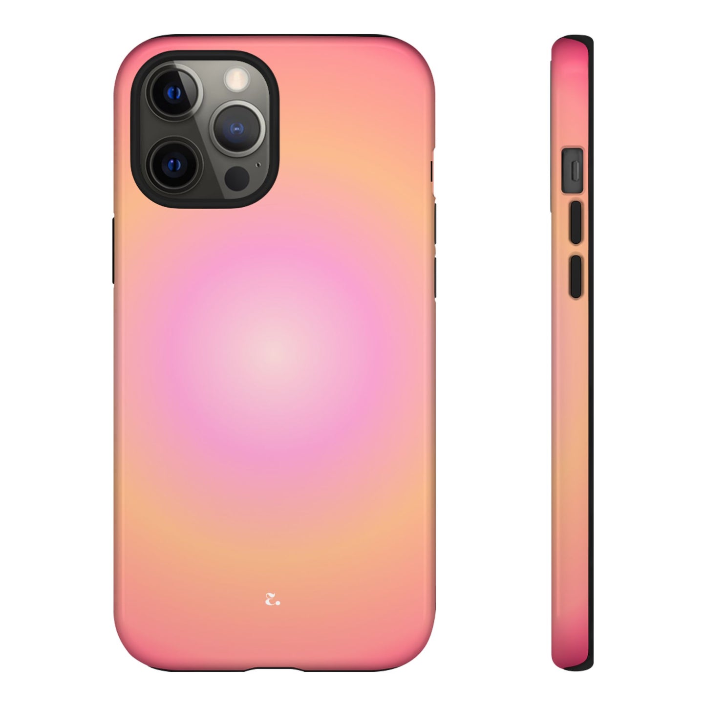 Orange Aura Tough Phone Case