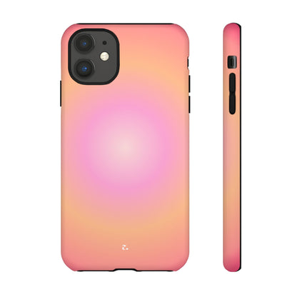 Orange Aura Tough Phone Case