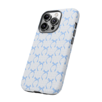 Blue Bow Tough Case