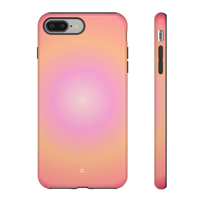 Orange Aura Tough Phone Case