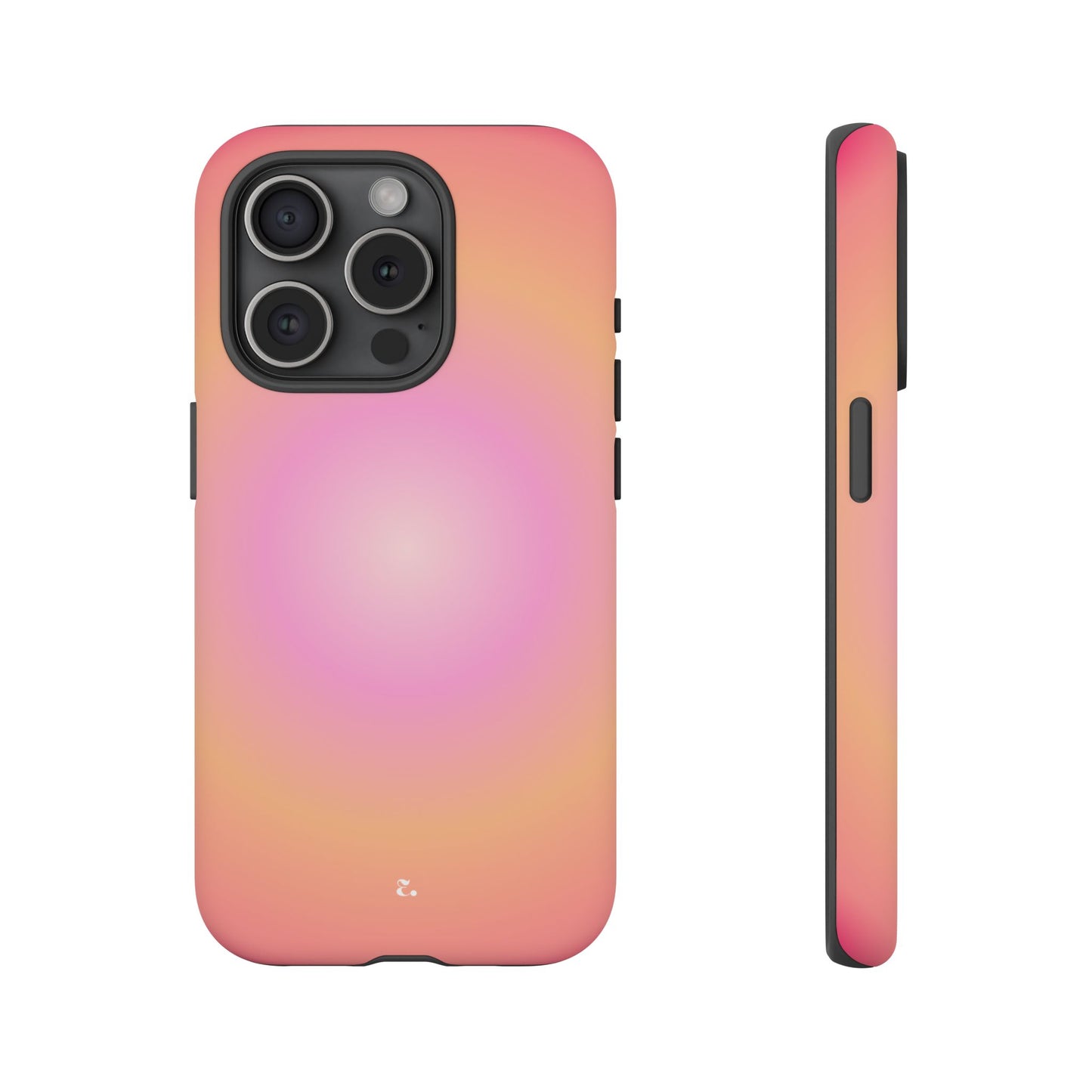 Orange Aura Tough Phone Case