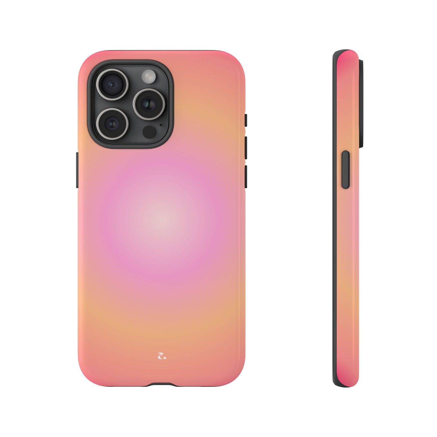 Orange Aura Tough Phone Case