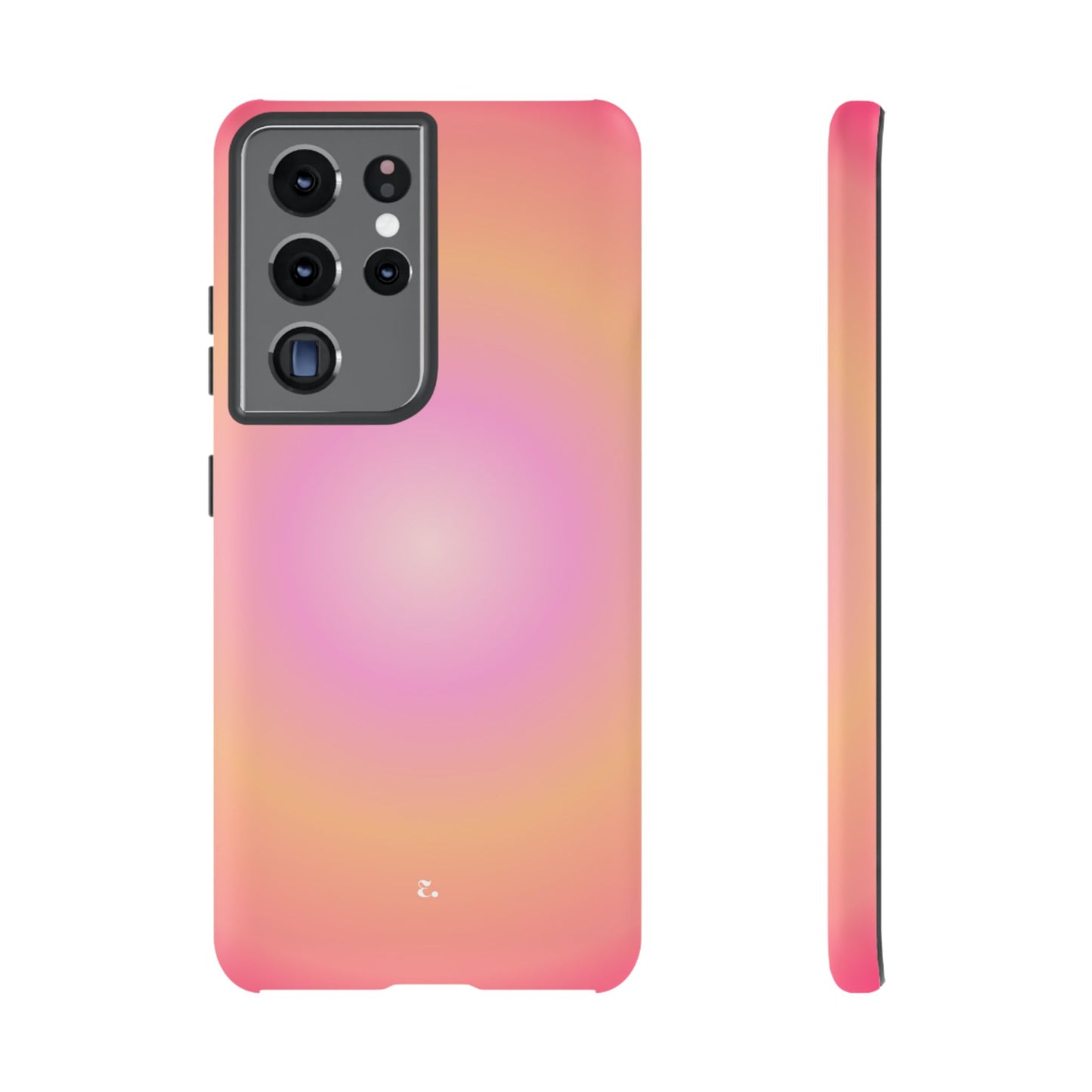 Orange Aura Tough Phone Case